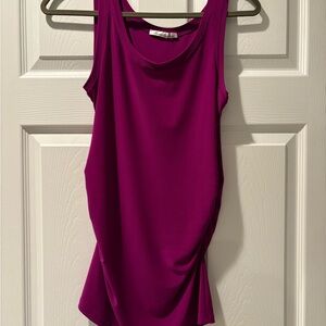 Kenneth Cole  Sleeveless Magenta Top